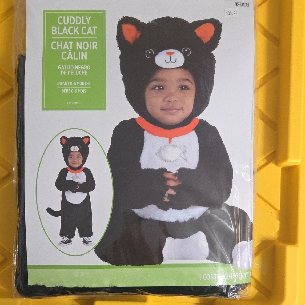 *BRAND NEW* Cuddly Black Cat Costume for Infants